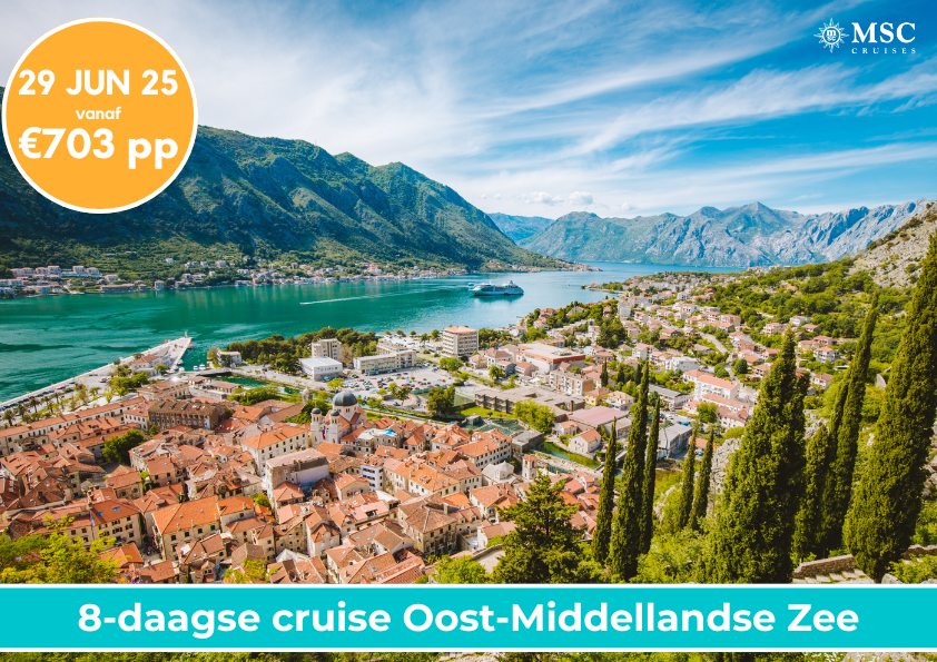 aanbieding MSC Oost Middellandse Zee cruise