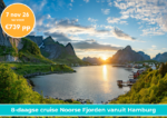 aanbieding cruise outlet Noorse Fjorden Aida Nova november