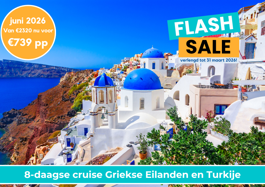 Aanbieding cruise outlet Griekse Eilanden Celestyal