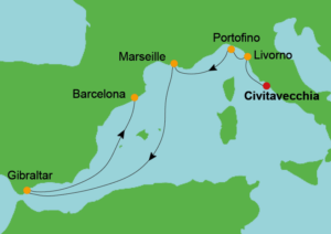 route Holland America Line Oosterdam juni cruise outlet aanbieding
