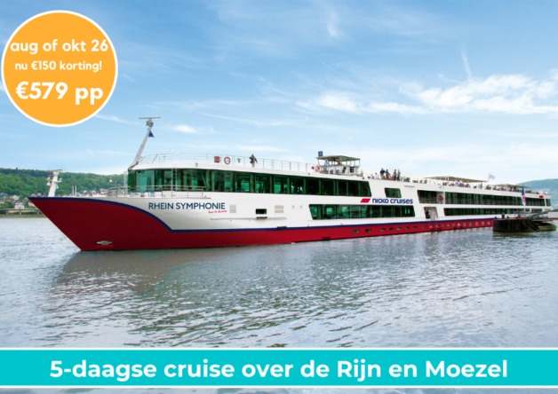 aanbieding Rhein symphonie rivier cruise Rijn Nicko cruise outlet