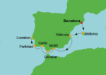 route NCL Dawn BCN Lissabon aanbieding cruise outlet
