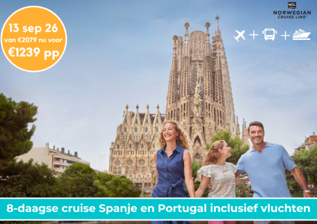 aanbieding NCL Dawn Spanje en Portugal cruise-outlet voordelig cruisen