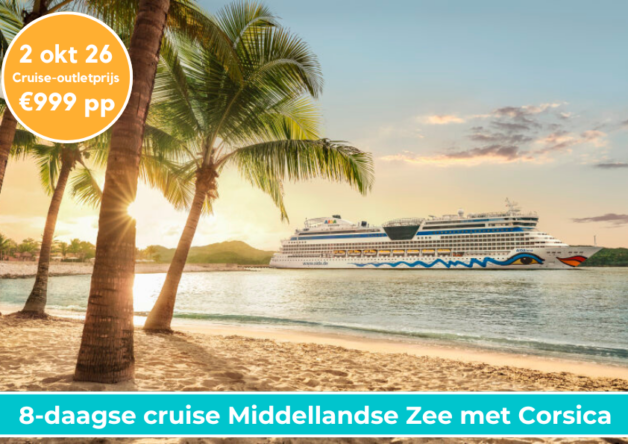 aanbieding Aidacosma oktober Middellandse Zee cruise outlet aanbieding