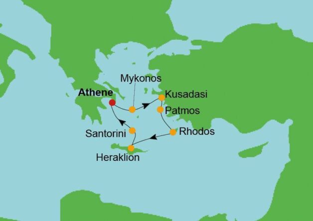 5-daagse Griekse Eilanden cruise aanbieding cruise outlet