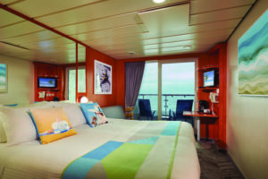 Balkonhut op de Norwegian Dawn