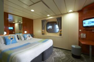 Binnenhut op de Norwegian Dawn