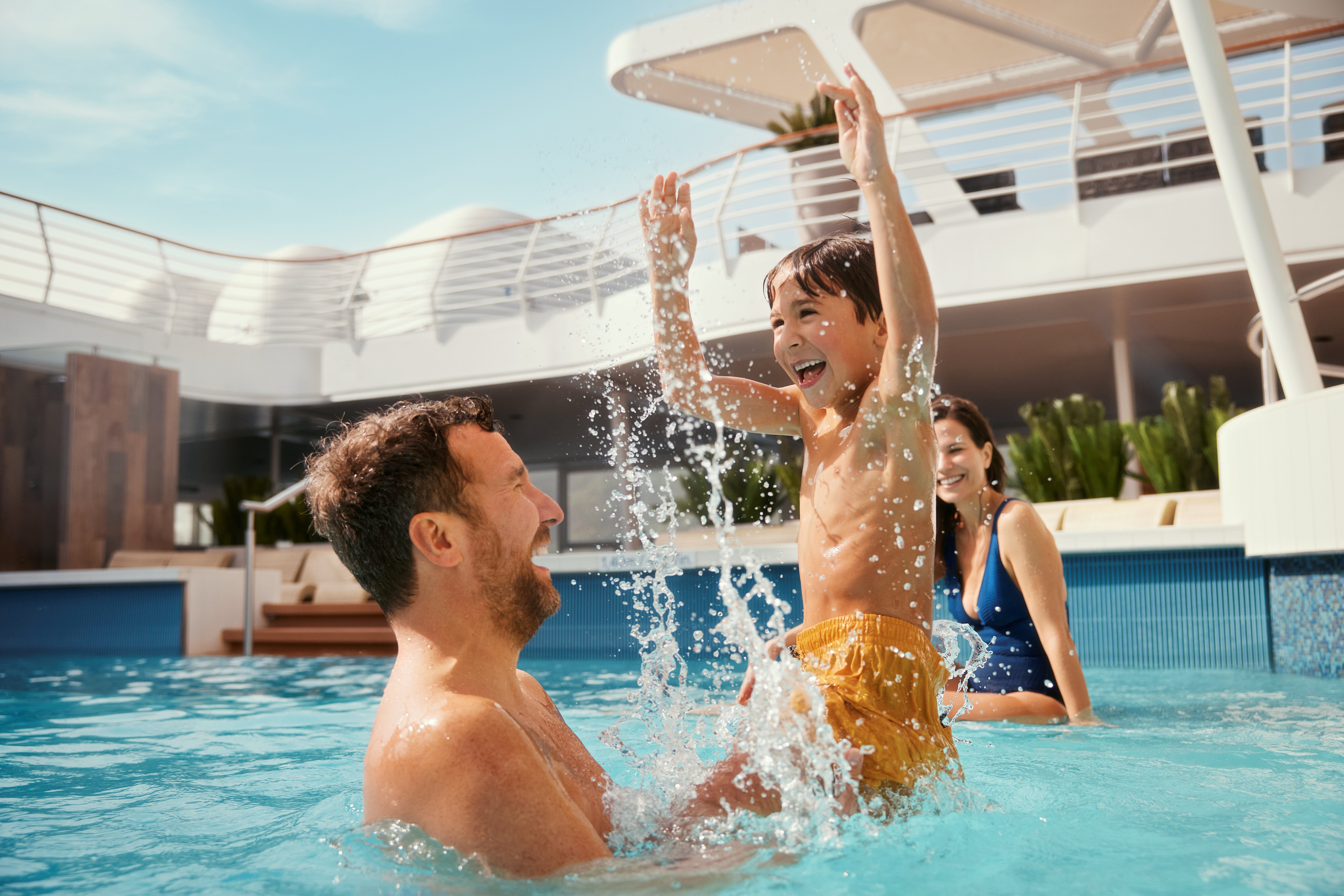 Kinderen aan boord van Mein Schiff