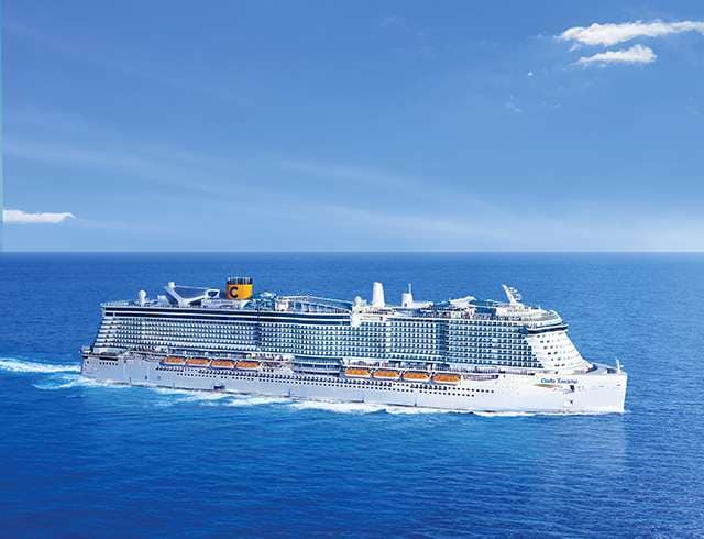 Costa Toscana tijdens een cruise