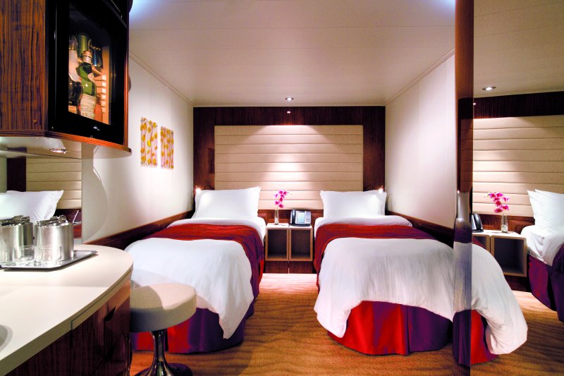 Binnenhut op de Norwegian Dawn