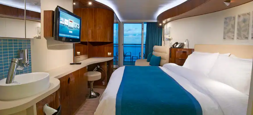 Balkonhut op de Norwegian Dawn