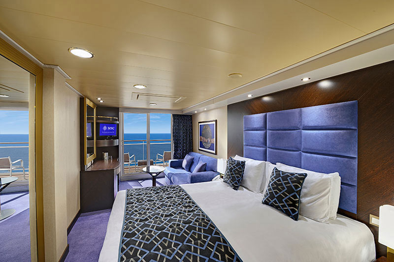 Balkonhut op de Norwegian Dawn