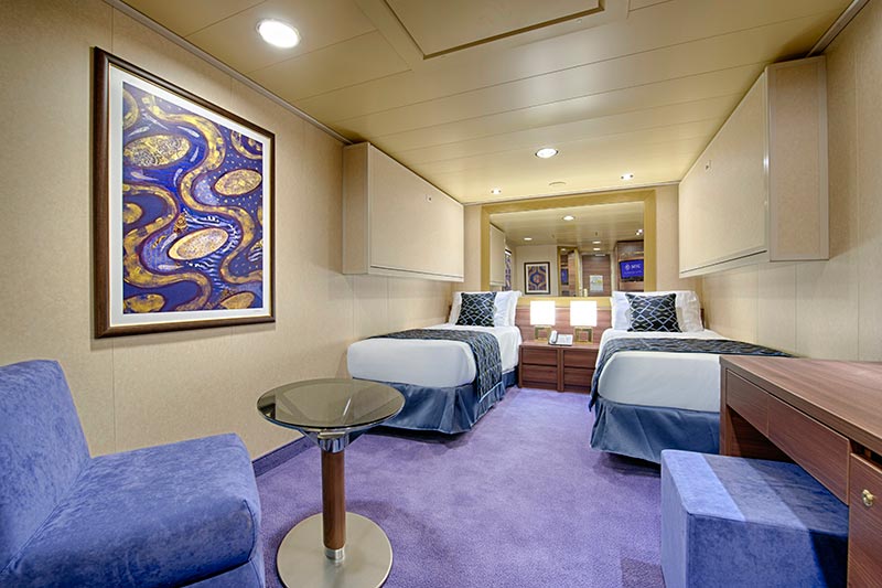Binnenhut op de Norwegian Dawn